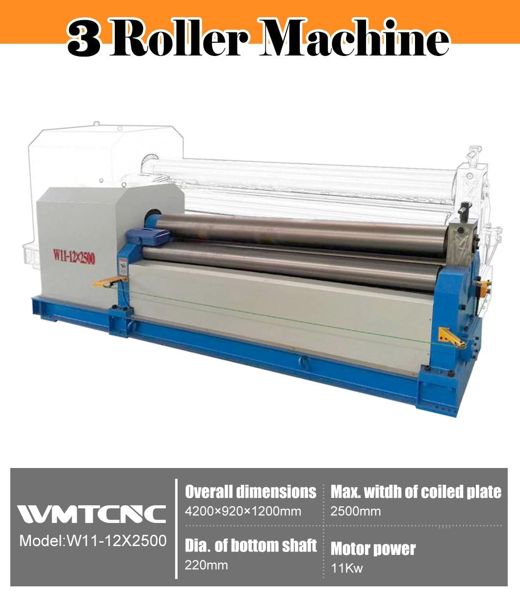 W11-12X2500 Mechanical 3-roller Symmetrical Plate Rolling Machine