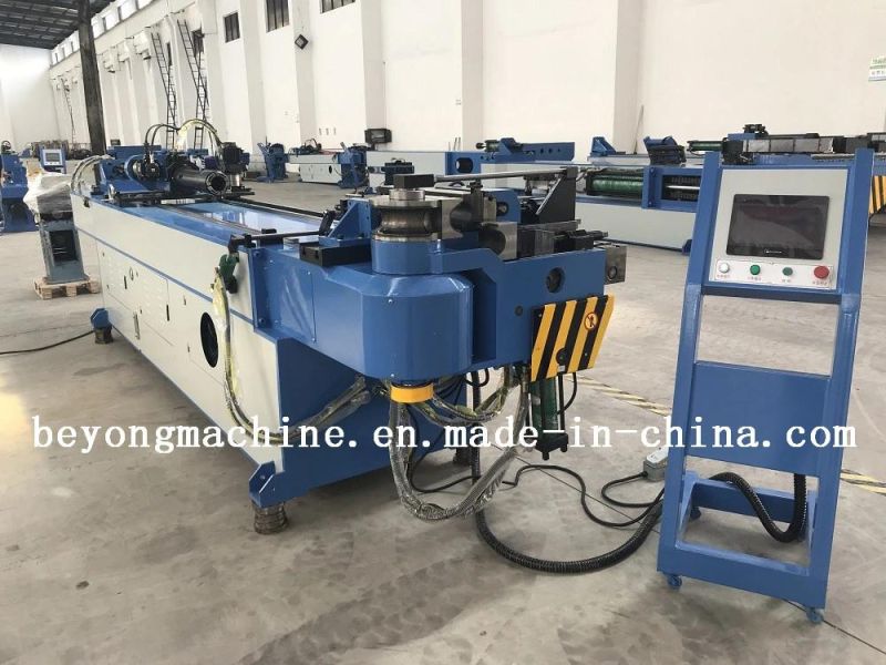 Hydraulic CNC Pipe Bender, Wheel Barrow Full Automatic Pipe Bending Machine for Solid Bar, Tube Bending Machine