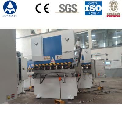 E21 Controller 63t/1600 CNC Hydraulic Press Brake /Stainless Sheet Metal Bending Folding Machine with Manual Compensation