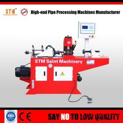 Automatic Single-Head Straight Punching Three-Station Tube End Forming Machine for Copepr Tube Processing