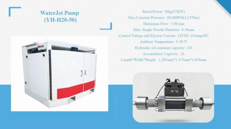 Waterjet Cutting Machines Ultra High Pressure Waterjet Pump
