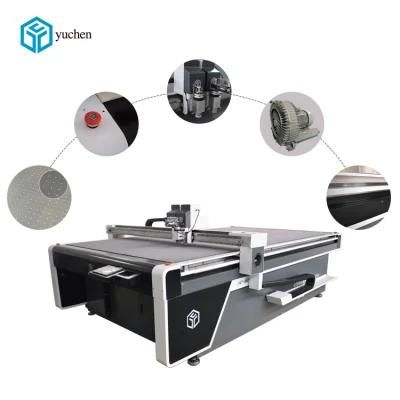 Making Machine Yuchen Oscillating Knife Cutting Machine for Curtain Fabric Tent