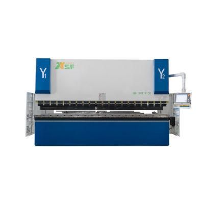 Great 4100mm 4 Axis Hydraulic Synchronized CNC Bending Machine