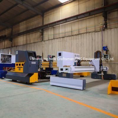 CNC Metal Steel Plate Automatic Gantry Type Flame Plasma Cutting Machine for H Beam