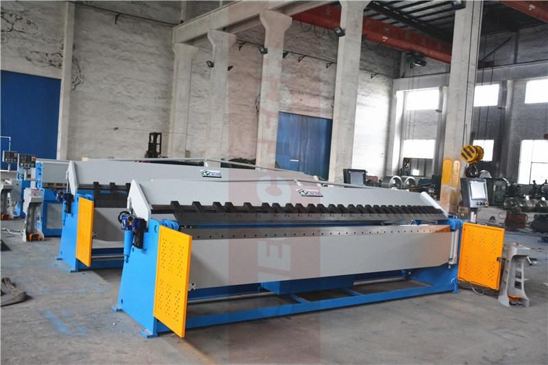 W62y-2*3200 Ce Certified Side Fences CNC Folding Machine for Electrical Metal Box Making