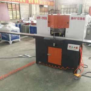 Double Saw Blades Cutting Machine for Aluminum Window Door Wood Cutting Corner