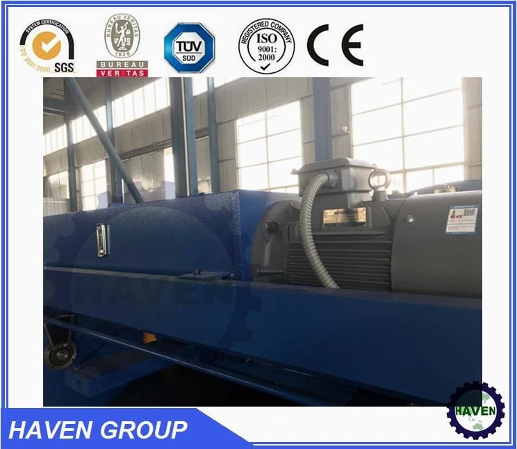 QC11K-10X4000 CNC hydraulic Guillotine Shearing Machine, CNC Hydraulc Steel Plate Cutting Machine