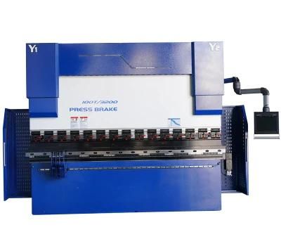 100tons Stainless Steel Plate Bending Machine, Wc67K Nc Press Brake Machine Hydraulic