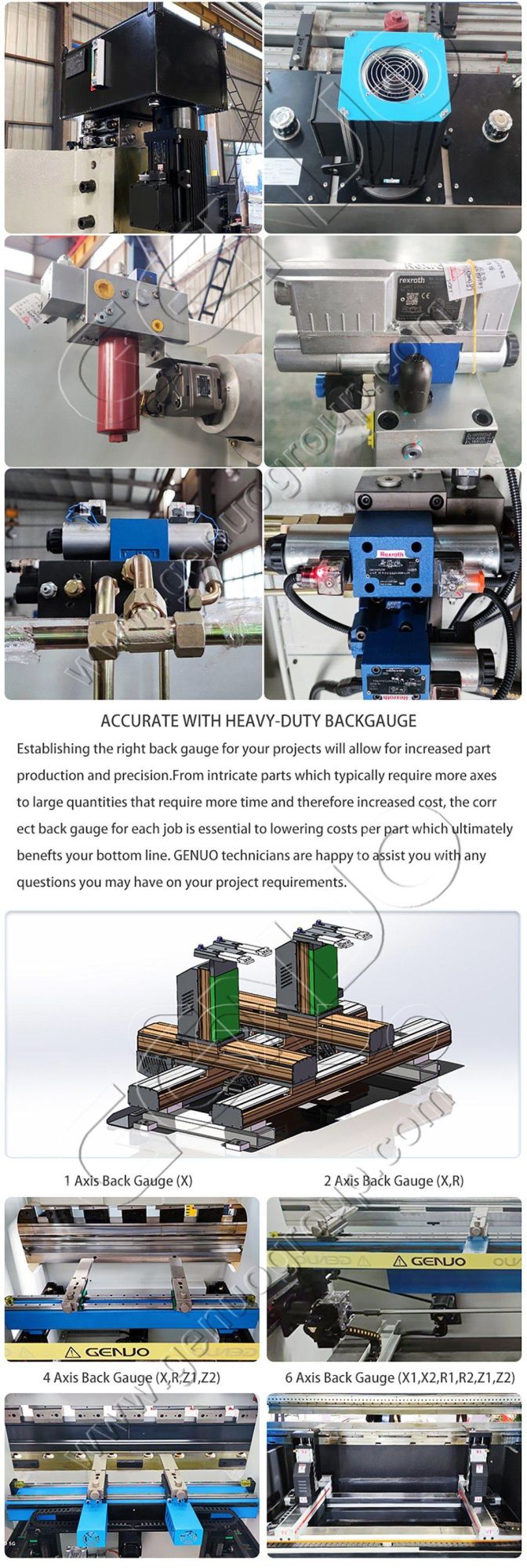 High Quality 4 Axis Hydraulic Iron Plate Press Brake