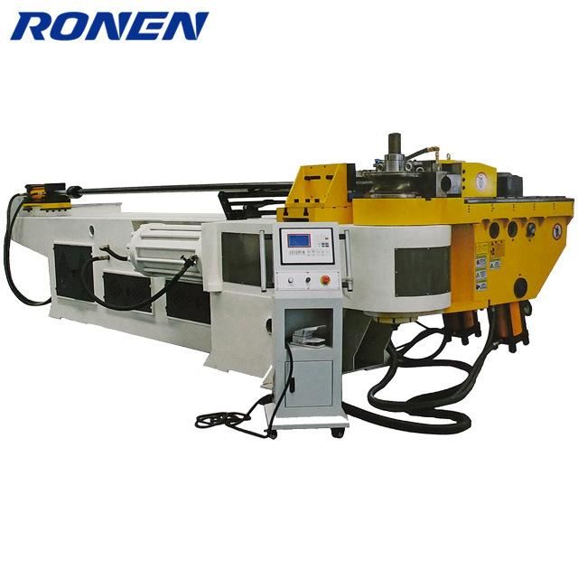 Using PLC Control 38-200mm Bending Radius CNC Hydraulic Double Head Hydraulic Pipe Bender