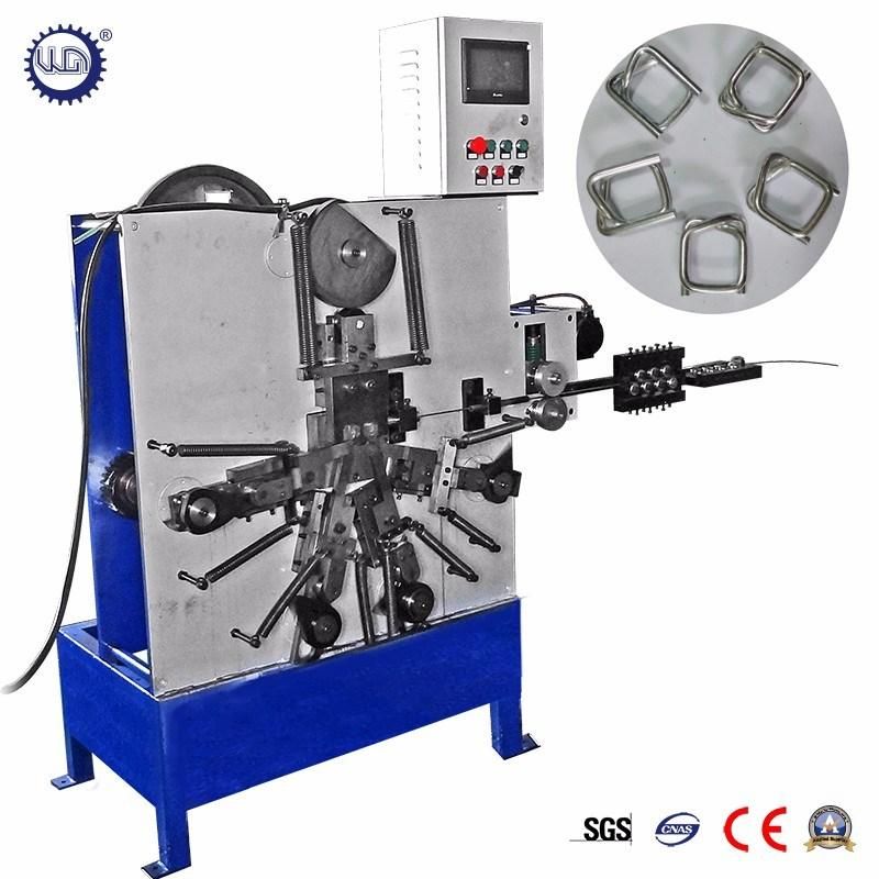 Mechanical Metal Square Cord Strap Wire Buckle Making Machine