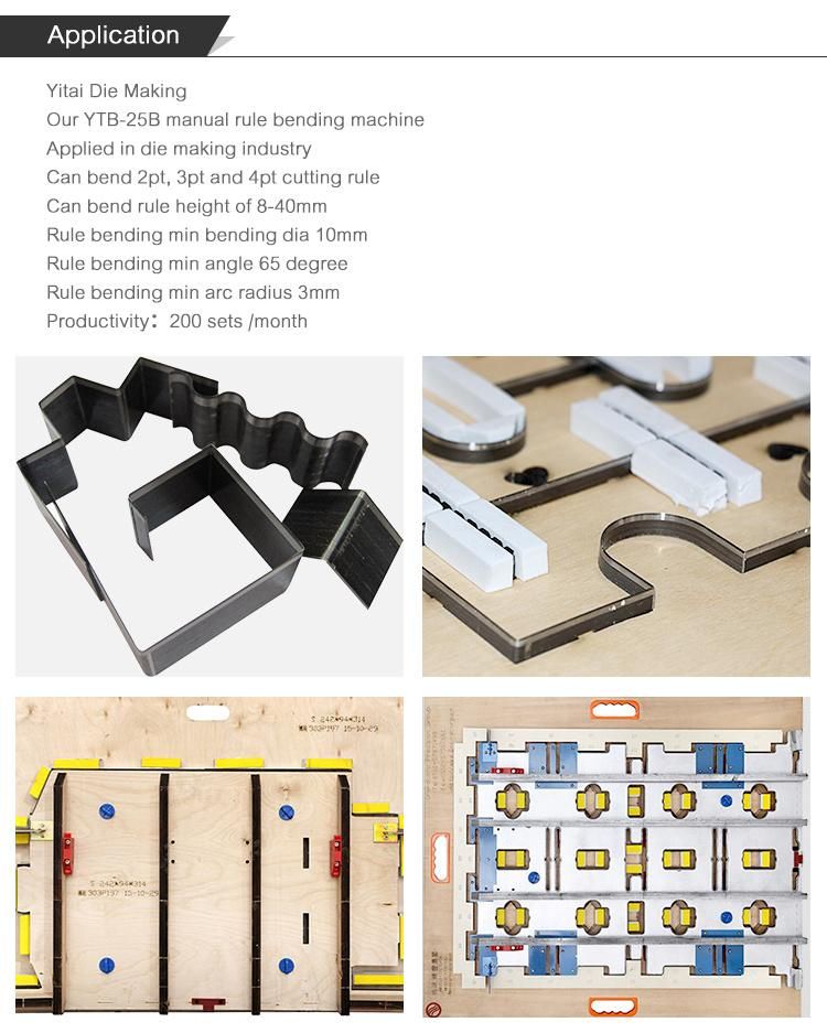 Ytj-56b 56mm Manual Steel Rotary Rule Die Cutting Machine