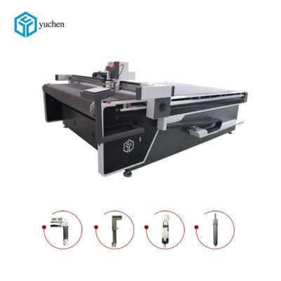 Flexible Material Automatic Oscillating Knife PU Leather Cloth Cutting Machine