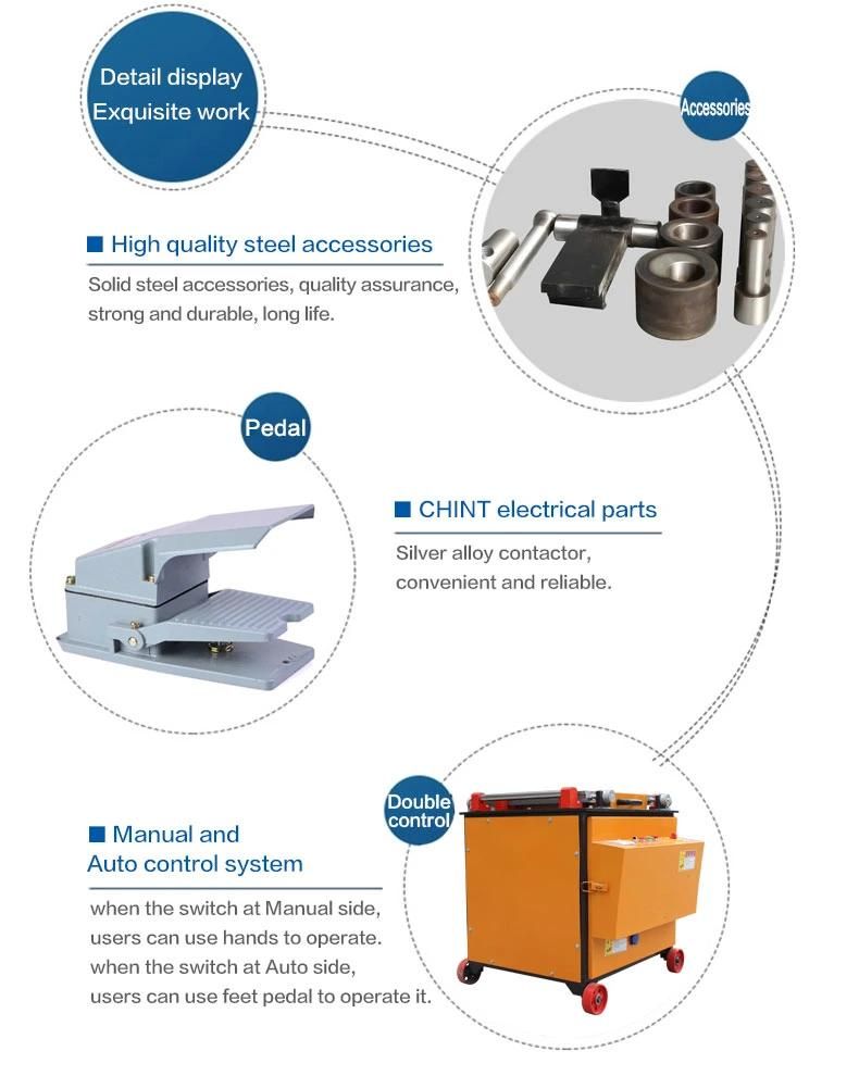 Gw42 Rebar Bending Machine Electric Type Bar Bending Machine CNC Automatic Steel Bar Bending Machine Construction Rebar Bender