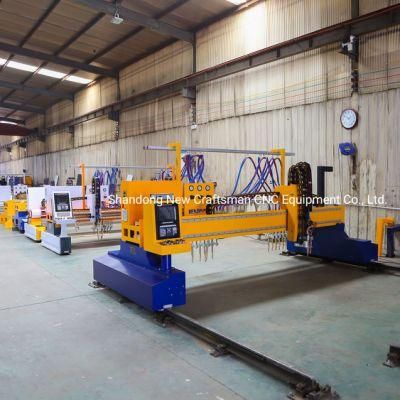 China Stainless Steel Esab CNC Flame Gantry Complete Set Portable Plasma Cutting Machine Price