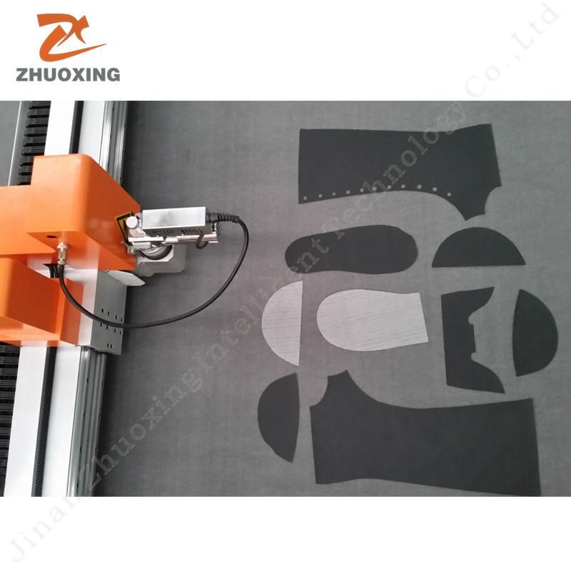 Zhuoxing Leather Perforation Machine CNC Leather Punch Tool Punch Cutter Splitting Machine Leather