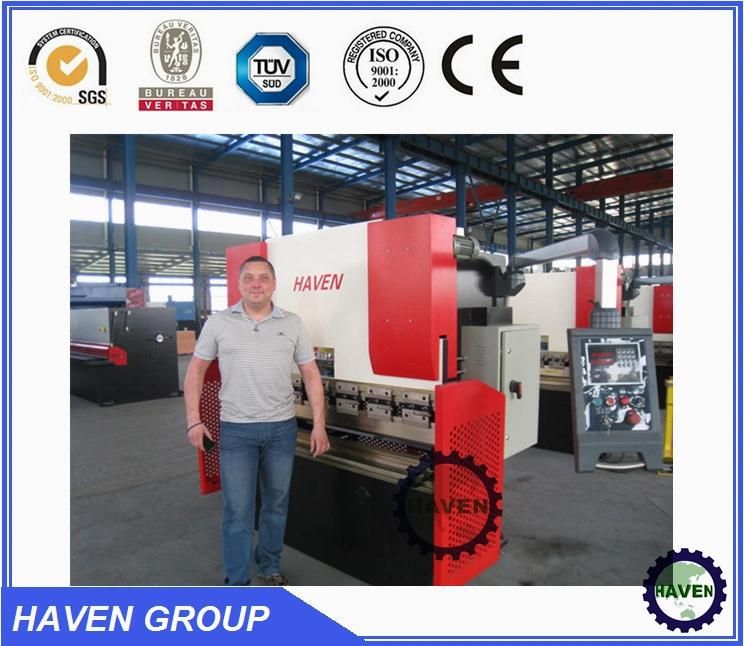 WE67K-250X3200 CNC Electric Hydraulic Synchronization Hydraulic Press Brake