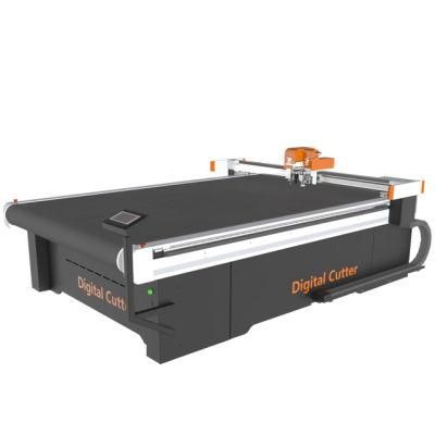 CNC Oscillating Knife Carpet Cutter Machine with Automatic Conveyor Belt