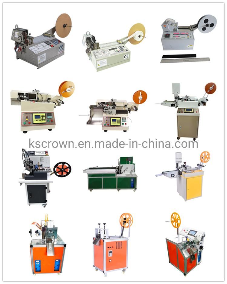 Automatic Hot and Cold Cutting Machine Multi Strip Mask Earloop Band Rope Cutting Machine