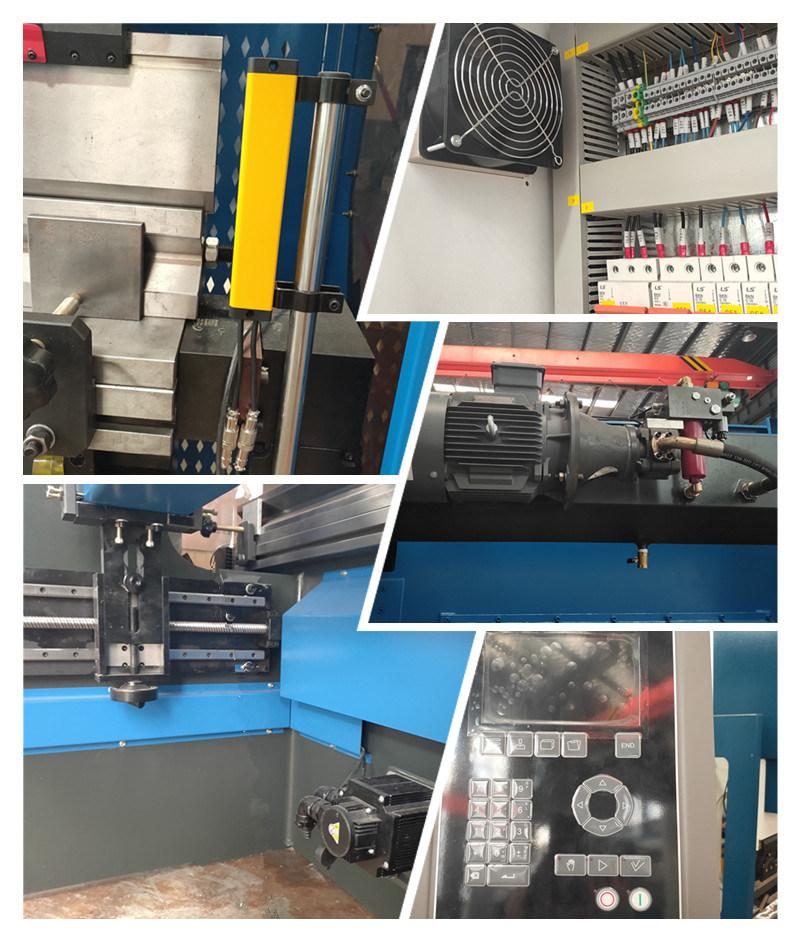 Da52ss3+1 Axis Aluminum Iron Plate Hydraulic Press Brake for Steel, CNC Metal Sheet Bending Machine