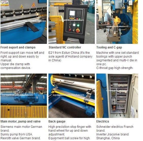 Ce Supply Sheet Metal Folding Machine (WC67k-160T/5000) with Controller