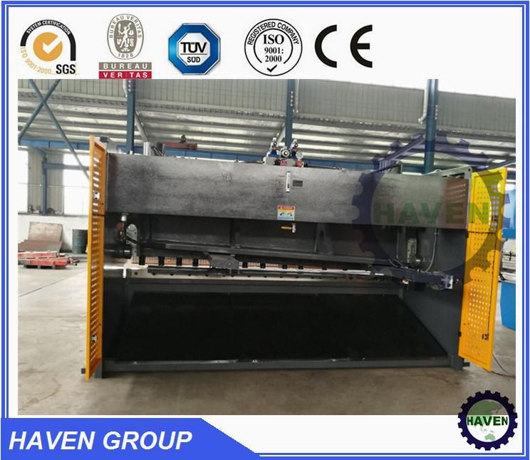 QC12Y-6X4000 CE approved hydraulic shearing machine for sale, automatic CNC hydraulic guillotine shearing machine