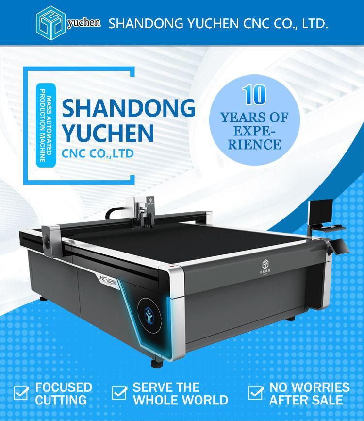 China Yuchen Automatic CNC Knife Cutting Machine for Yoga Mat Sleeping Mat