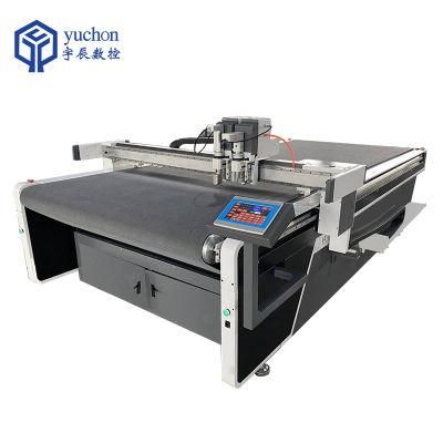 Printed Carpet CNC Cutter Oscillating Knife Cutting Machine