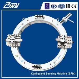 Od-Mounted Portable Hydraulic Split Frame Pipe Cutter and Beveler Machine for 18&quot;-24&quot;(457.2mm-609.6mm)