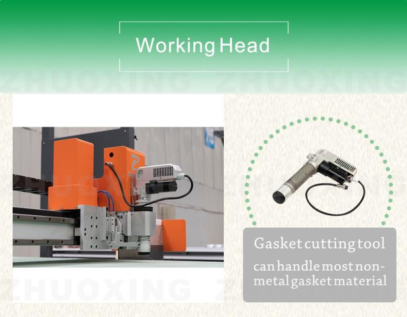 High Power Oscillating Kinfe Cutting Gasket Machine and Auto Feeding