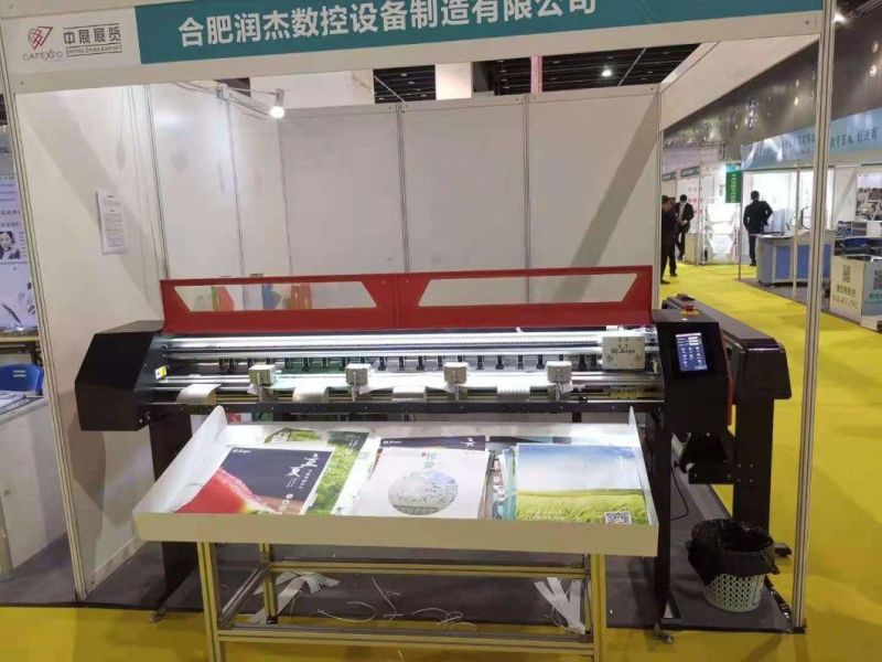 Unattended Automatic Vertical Horizonal Cutting Advertising Materials Machine