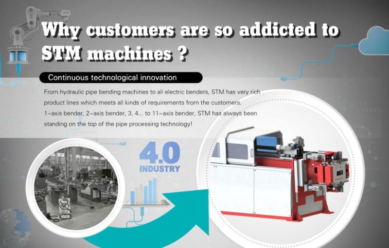 CNC Pipe Bending Machine with Multiple Toolings Push Bending