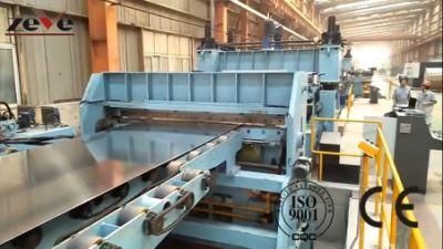 2250mm Width Hot Rolled Steel Metal Cut to Length Machine Plate Shear in China