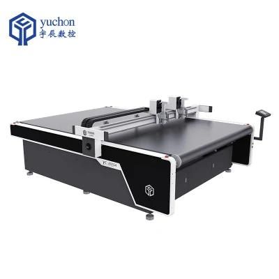 Hot Sale Cut PVC Desk Mat Tablecloth Cutting with CNC Automatic Vibration Cutting Machine