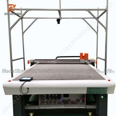 Large Visual Contour Cutting Machine Printed Fabric/Cardboard CNC Cutting Machine with Camera