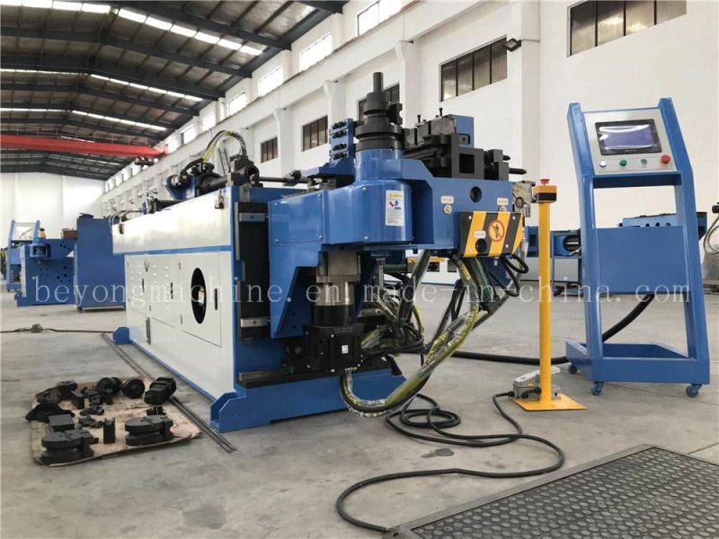 Fast and Efficient CNC Tube Bender Automatic Hydraulic Pipe Bending Used for Multiple Bending Radius (BY-SB-38CNC-2A-1S)