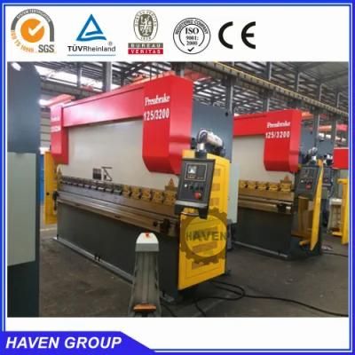 WE67K CNC hydraulic press brake and bending machine