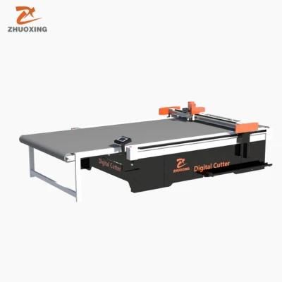 Consecutive Production Automatic Cutting Machine with Cutter Extension Flatbed Digital Cutter Factory
