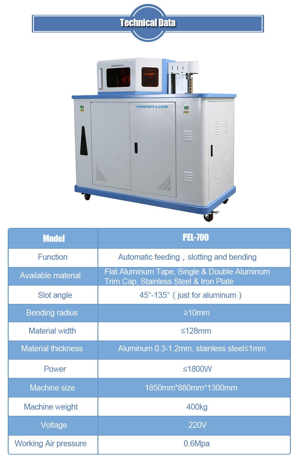 CNC Automatic Aluminium Channel Letter Bending Machine