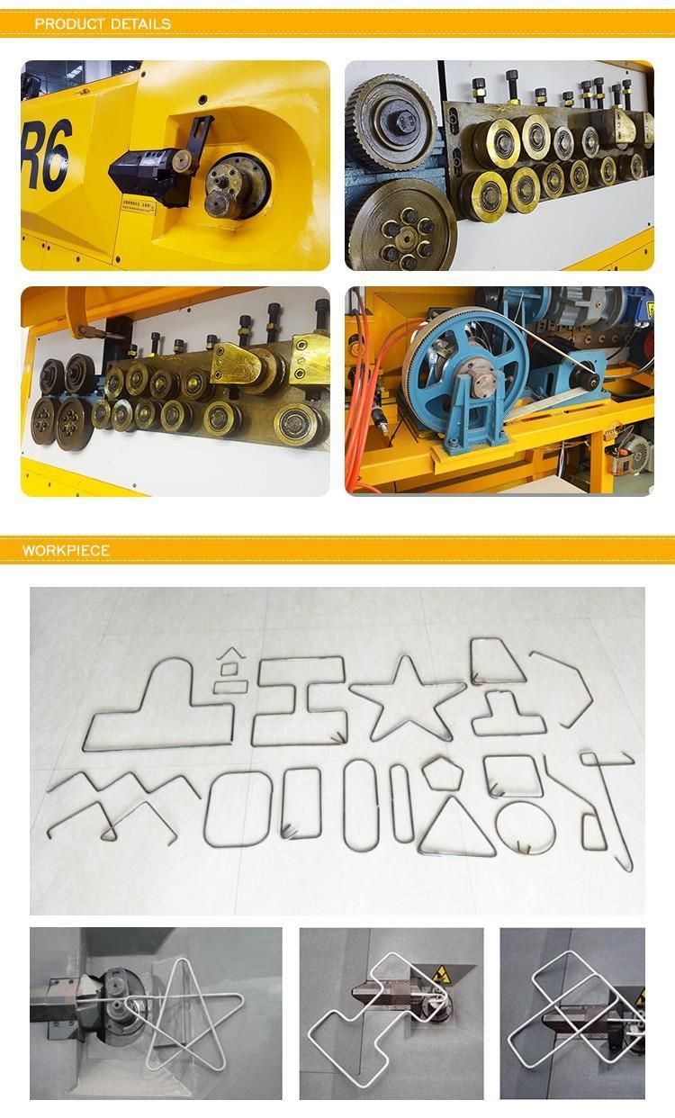 Factory Price CNC Automatic 4-12mm Steel Wire Stirrup Bender / Reinforcing Rebar Stirrup Bending Machine