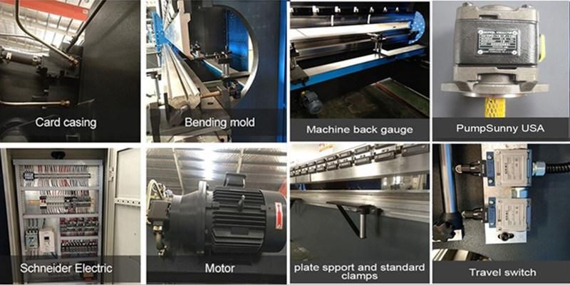 Aluminium Press Machine Sheet Metal Bending Machine Hydraulic Press Brake Folding Machine with Cybtouch 12 Controller System