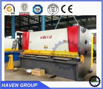 Hydraulic swing beam shearing and cutting machine