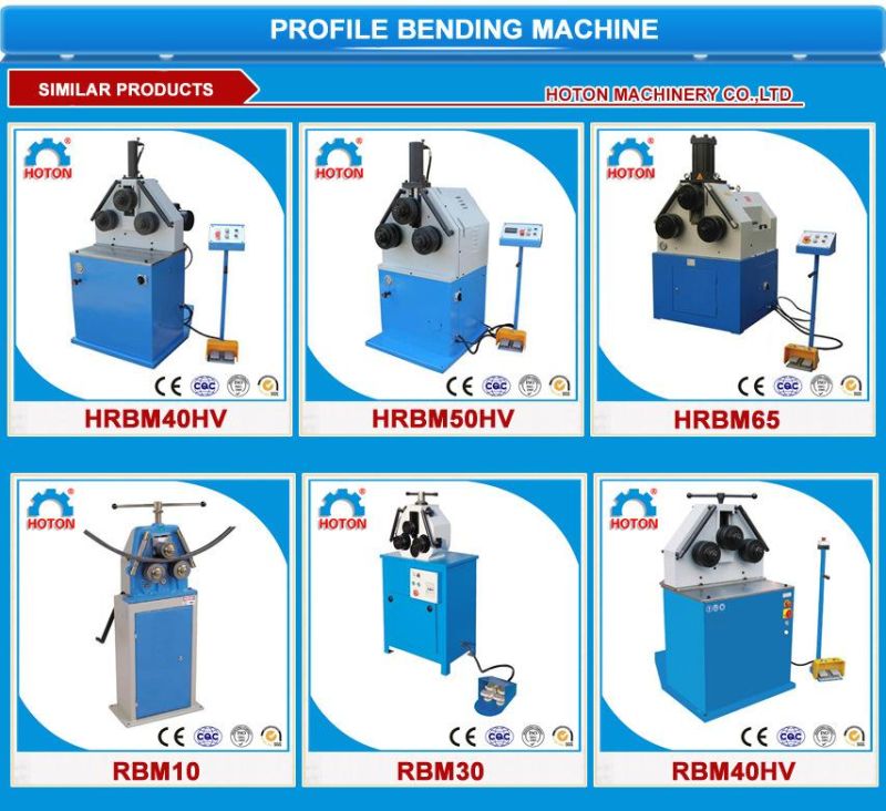 HRBM40HV 3 Roller Hydraulic Steel Round Bar metal profile bending machine