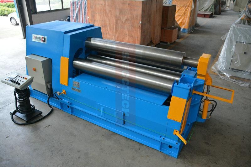 W12 40X3000 Roll Bending Machine Manual Four Roller Type Good Performance Manufacturer Hydraulic Plate