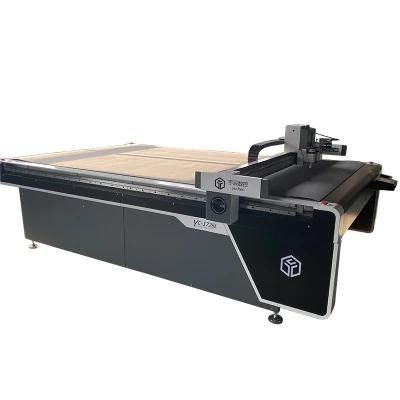 Yuchen CNC Vibrating Knife Cutting Machine for Leather Rubber PU Leather