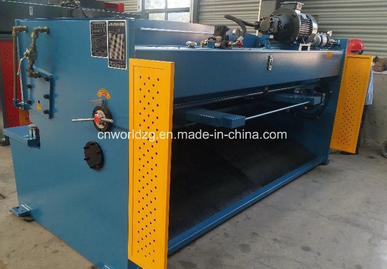 Nc Plate Shear Machine with Hydraulic Cylinders Powered