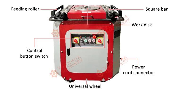 Steel Bender Auto Bending Round Bar Process with Low Price Machines