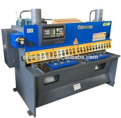 Hydraulic Swing Beam Shear with E21s Simple CNC Controller
