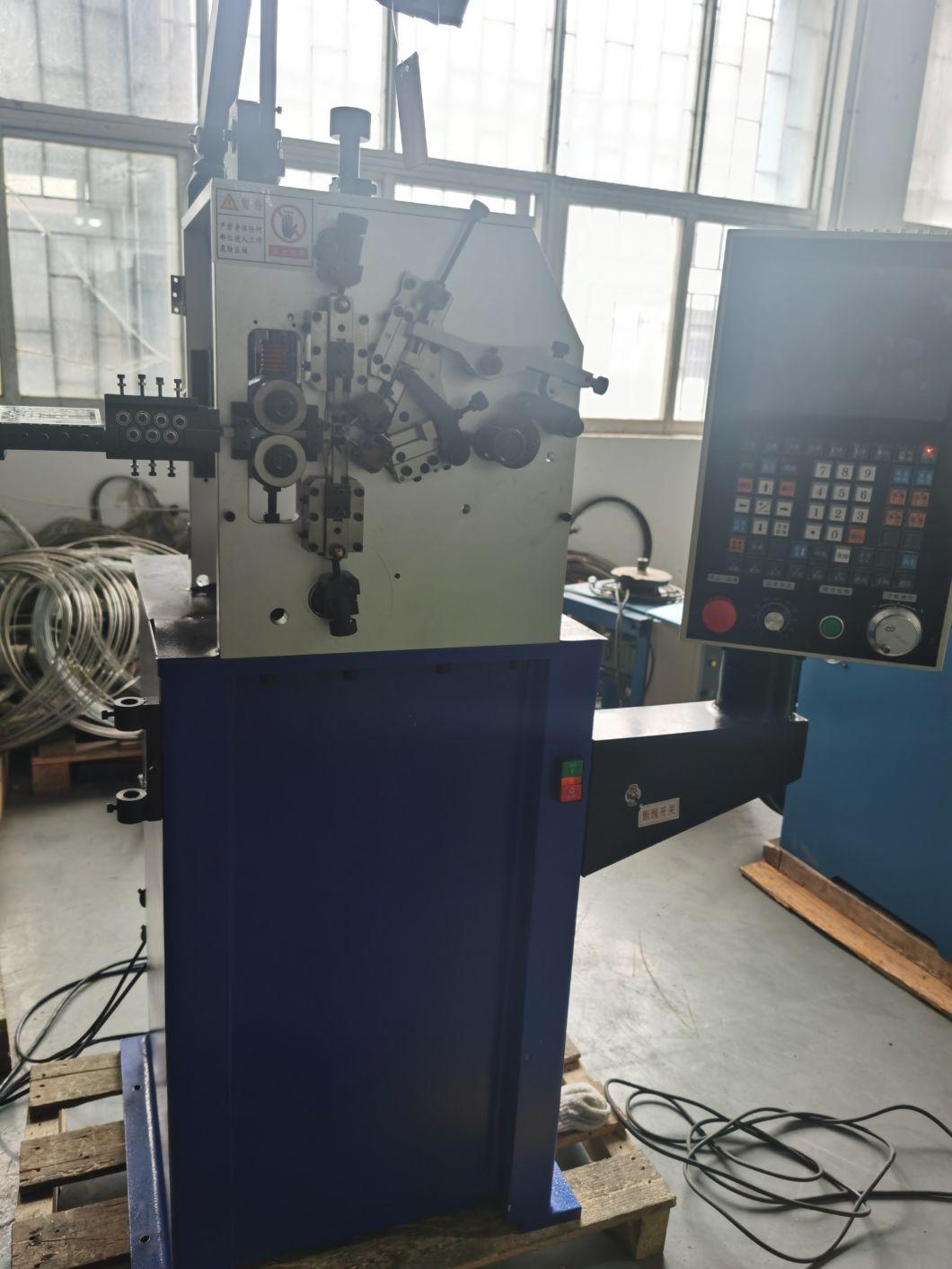 Hyd-208 Wire Former 0.15-0.8mm Auto Pressure Spring Coiling Machine