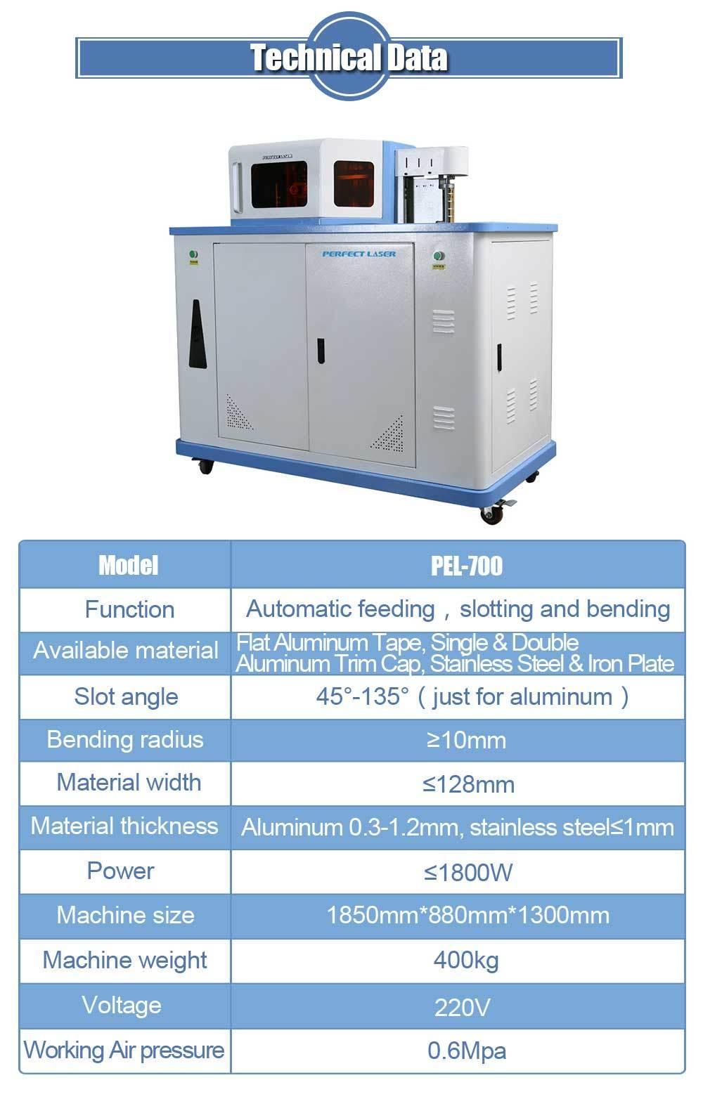 Automatic Flange Channel Letter Bending Machine